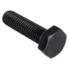 Zoro Select Class 10.9, M8-1.25 Hex Head Cap Screw, Black Oxide Steel, 30 mm L, 100 PK M04110.080.0030