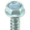 Zoro Select Self-Drilling Screw, #8 x 3/4 in, Zinc Plated Steel Hex Head External Hex Drive, 200 PK U31810.016.0075