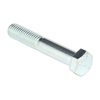 Zoro Select Grade 5, 5/8"-11 Hex Head Cap Screw, Zinc Plated Steel, 3-1/2 in L, 60 PK B01200.062.0350