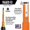 Klein Tools Screwdriver Set, 1000V Insulated Slotted and Phillips, 9-Piece 33528