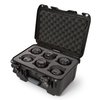 Nanuk Cases Case with Foam Insert for 6 Lens, Black, 918S-080BK-0A0-19337 918S-080BK-0A0-19337