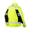 Kishigo Jacket, Lime, Polyester, Unisex, 30" L, XL JS137-XL