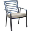 Hanover Pemberton Commercial-Grade Aluminum Dining Chair PEMDNCHR-1GMASH