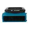Xpower 1/3 HP, 1050 CFM, 2.8 Amps, 2 Positions, 3 Speeds Low Profile Air Mover with Power Outlets for Daisy Chain PL-700A
