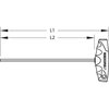 Gedore Hexagon Allen Key, 2C-T-Handle 6mm 2142 T 6