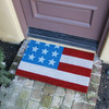 Rubber-Cal "Stars and Stripes" - Patriotic Coir Doormats - 18" x 30" 10-102-028