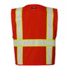 Kishigo High-Visibility Vest, Zipper, Red, 2XL/3XL B103-2X-3X
