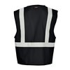 Kishigo High-Visibility Vest, Black, S/M B120-S-M