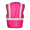 Kishigo High-Visibility Vest, Pink, S/M B126-S-M