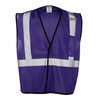 Kishigo High-Visibility Vest, Purple, S/M B129-S-M