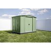 Arrow Storage Products 8x6 Classic Steel Storage Shed, Sage Green CLG86SG