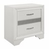 Homelegance Luster Night Stand, White 1505W-4