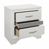 Homelegance Luster Night Stand, White 1505W-4