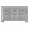 Homelegance Allura Bedroom Dresser, Silver Grey 1916-5