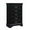 Homelegance Mayville Bedroom Chest, Black 2147BK-9