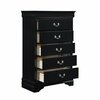 Homelegance Mayville Bedroom Chest, Black 2147BK-9