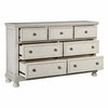 Homelegance Bethel Bedroom Dresser, White 2259W-5