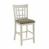 Homelegance Junipero Counter Height Chair, White 2423W-24