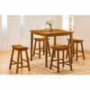 Homelegance Saddleback 29in Stool, Oak 5302A-29