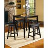 Homelegance Saddleback 29in Stool, Black 5302BK-29