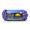 Kingcord 5/8 in. x 100 ft. Diamond Braid Polypropylene Rope - Assorted Green or Blue Finish 302421BGV1