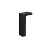 Richelieu Hardware Adjustable Contemporary Versatile T or L Shaped Furniture Leg, 3 15/16 in (100 mm), Matte Black 205100900