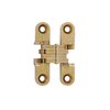 Richelieu 1 1116inch 43 mm x 38inch 10 mm Full Mortise Concealed Hinge, Satin Brass 420101160
