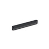 Richelieu Hardware 5 1/16 in to 6 5/16 in (128 mm to 160 mm) Center-to-Center Matte Black Contemporary Cabinet Pull 7886128900