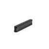 Richelieu Hardware 2 1/2 in to 3 3/4 in (64 mm to 96 mm) Center-to-Center Matte Black Contemporary Cabinet Pull 788696900