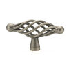 Richelieu Hardware 2 23/32 in (69 mm) x 25/32 in (20 mm) Natural Iron Traditional Cabinet Knob BP10569908
