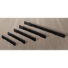 Richelieu Hardware 6 5/16 in (160 mm) Center-to-Center Brushed Black Contemporary Drawer Pull BP13101160990
