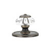 Richelieu Hardware 1 5/16 in (33 mm) Burnished Brass Eclectic Metal, Acrylic Cabinet Knob BP16063244BB