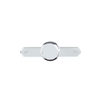 Richelieu Hardware 1 9/16 in (40 mm) Chrome Transitional Cabinet Knob and Backplate BP228640140