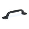 Richelieu Hardware 3-3/4 in. (96 mm) Center-to-Center Matte Black Traditional Drawer Pull BP2377596900