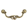 Richelieu Hardware 4-1/4 in. (108 mm) Center-to-Center Burnished Brass Traditional Pendant and Ring Pull BP3004108BB