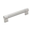 Richelieu Hardware 6-5/16 in. (160 mm) Center-to-Center Brushed Nickel Contemporary Drawer Pull BP500160195