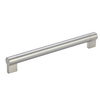 Richelieu Hardware 10-1/16 in. (256 mm) Center-to-Center Brushed Nickel Contemporary Drawer Pull BP500256195