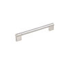 Richelieu Hardware 7-9/16 in. (192 mm) Center-to-Center Brushed Nickel Contemporary Drawer Pull BP527192195