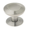Richelieu Hardware 1 9/16 in (40 mm) Brushed Nickel Transitional Cabinet Knob BP707040195