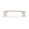 Richelieu Hardware 3 3/4-inch (96 mm) Center to Center Brushed Nickel Contemporary Cabinet Pull BP734596195