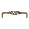 Richelieu Hardware 5-1/16 in. (128 mm) Center-to-Center Regency Brass Traditional Drawer Pull BP767128R3