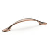 Richelieu Hardware 3-3/4 in. (96 mm) Center-to-Center Antique Copper Traditional Drawer Pull BP7814193