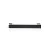 Richelieu Hardware 3 3/4 in (96 mm) Center-to-Center Matte Black Contemporary Cabinet Pull BP80196900