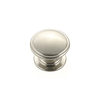 Richelieu Hardware 1 1/4 in (32 mm) Brushed Nickel Traditional Cabinet Knob BP80980195