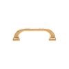 Richelieu Hardware 3 3/4-inch (96 mm) Center to Center Aurum Brushed Gold Transitional Cabinet Pull BP865096158