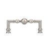 Richelieu Hardware 3-3/4 in. (96 mm) Center-to-Center Brushed Nickel Traditional Drawer Pull BP878996195