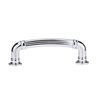 Richelieu Hardware 3 3/4 in (96 mm) Center-to-Center Chrome Traditional Drawer Pull BP881896140