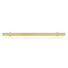 Richelieu Hardware 7 9/16-inch (192 mm) Center to Center Royal Gold Contemporary Cabinet Pull BP8864192162