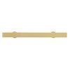 Richelieu Hardware 3 3/4-inch (96 mm) Center to Center Royal Gold Contemporary Cabinet Pull BP886496162