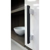 Richelieu Hardware 5 1/16 in (128 mm) Center-to-Center Matte Black Contemporary Cabinet Pull BP905128900